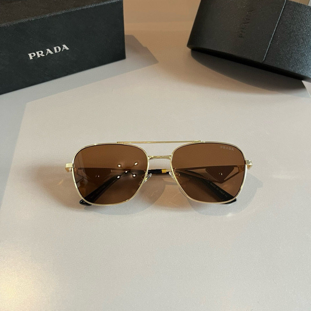 Prada Polarized Fashion Brown Lens Sunglasses for Men - 449397 - detail image 2