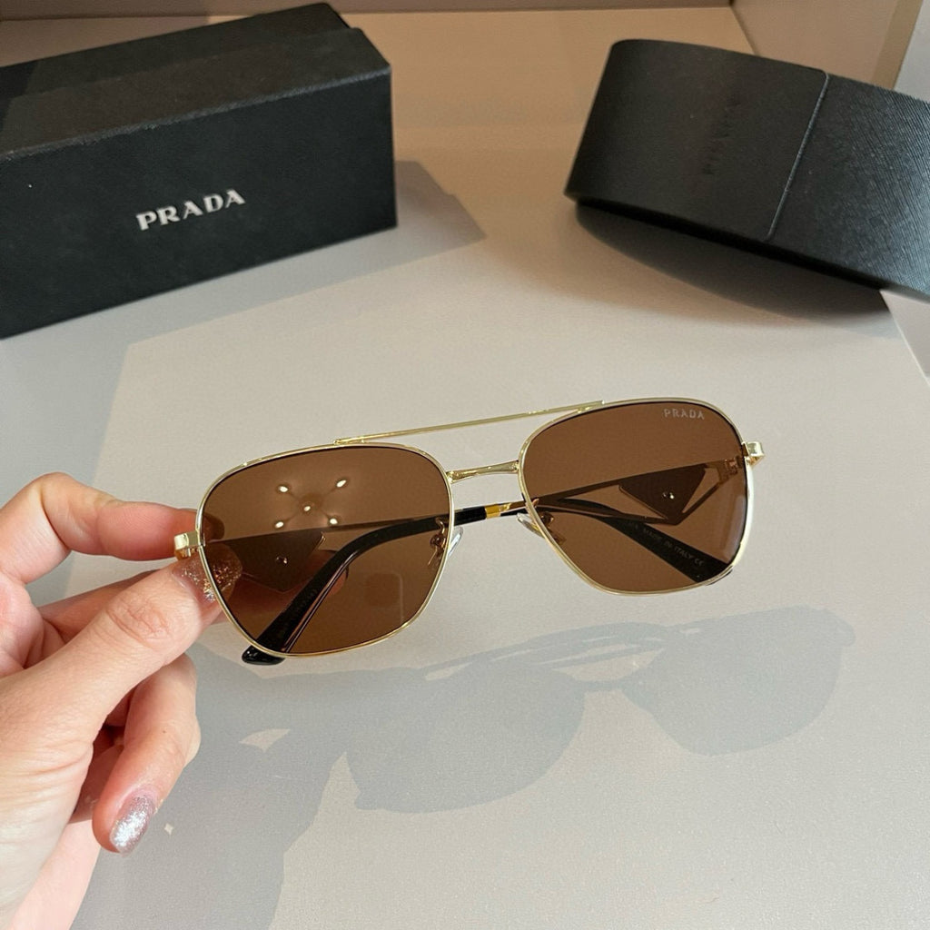 Prada Polarized Fashion Brown Lens Sunglasses for Men - 449397 - detail image 3