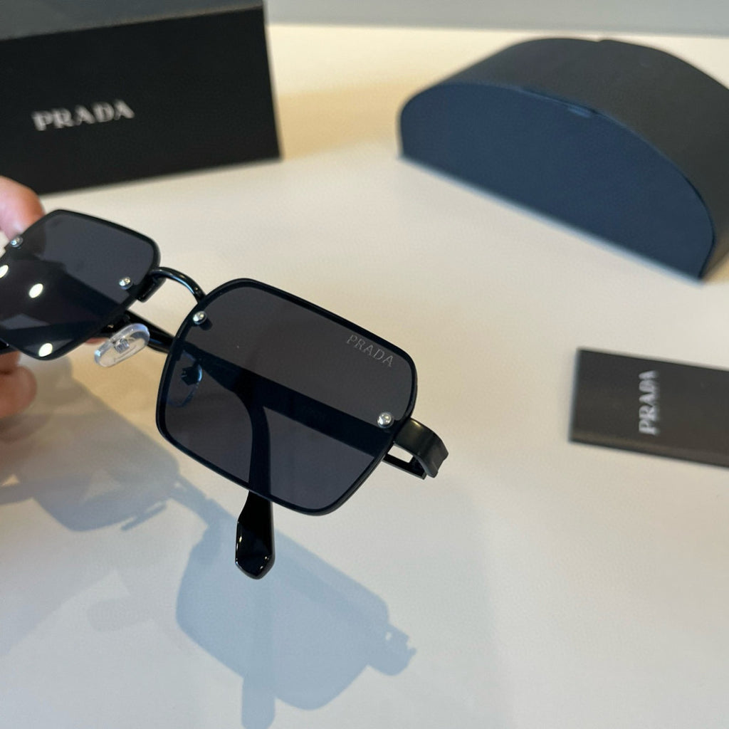 Prada Polarized Fashion Black Lens Sunglasses for Men - 449413 - detail image 6