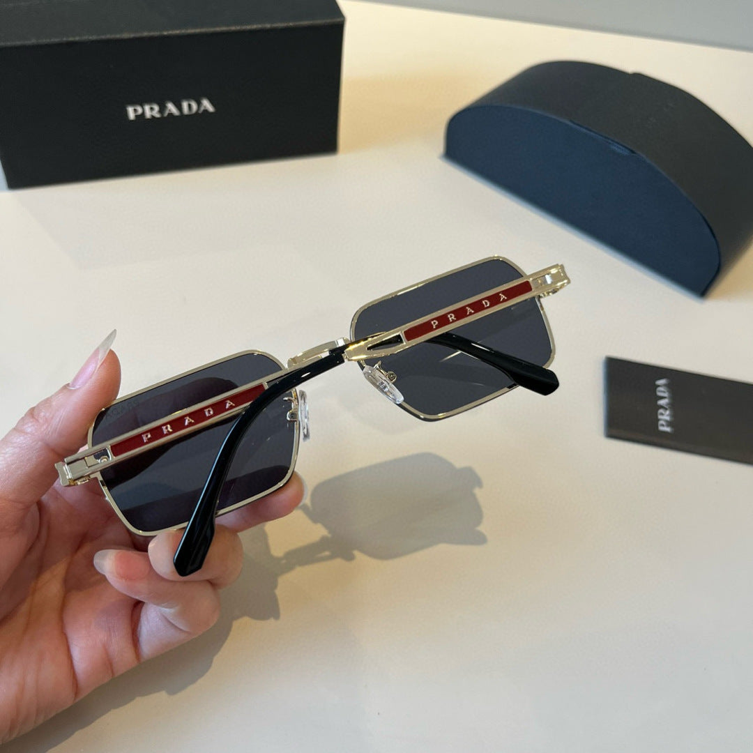 Prada Polarized Fashion Silver Lens Sunglasses for Men - 449414 - detail image 8