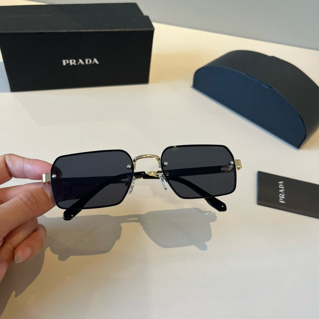Prada Polarized Fashion Silver Lens Sunglasses for Men - 449414 - detail image 4
