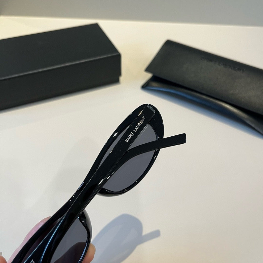 Saint Laurent Cat-Eye Blue Lens Sunglasses for Men & Women - 449207 - detail image 5