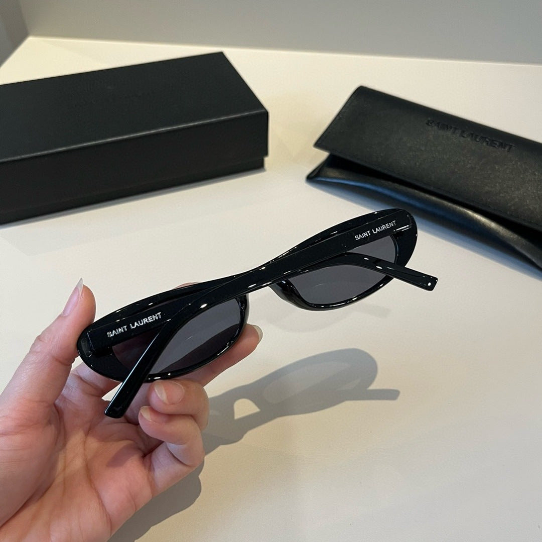 Saint Laurent Cat-Eye Blue Lens Sunglasses for Men & Women - 449207 - detail image 4