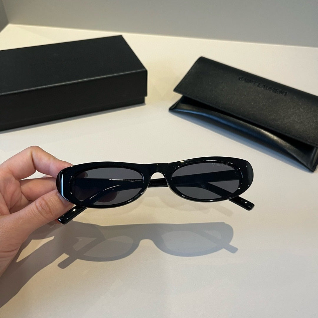 Saint Laurent Cat-Eye Blue Lens Sunglasses for Men & Women - 449207 - detail image 7