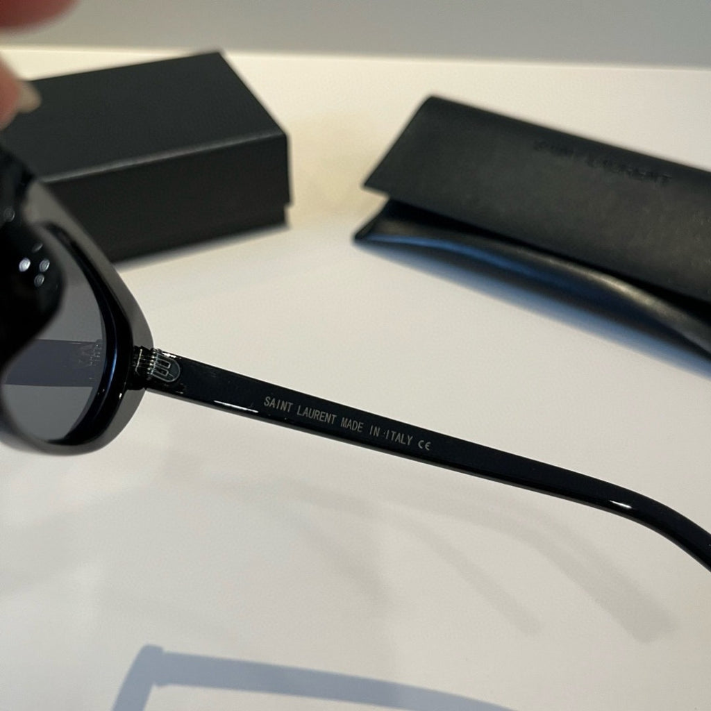 Saint Laurent Cat-Eye Blue Lens Sunglasses for Men & Women - 449207 - detail image 8
