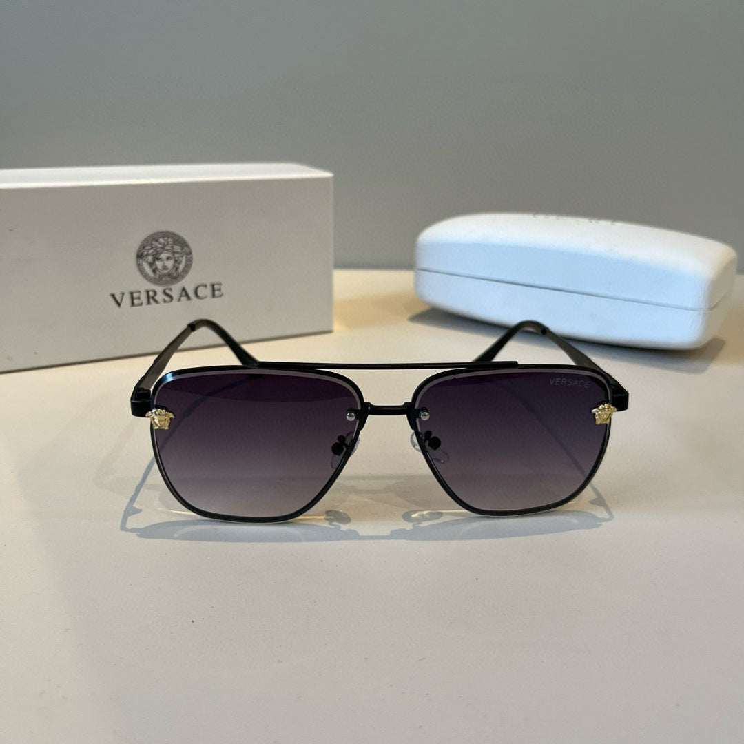 Versace Polarized Fashion Silver Lens Sunglasses for Men & Women - detail image 2