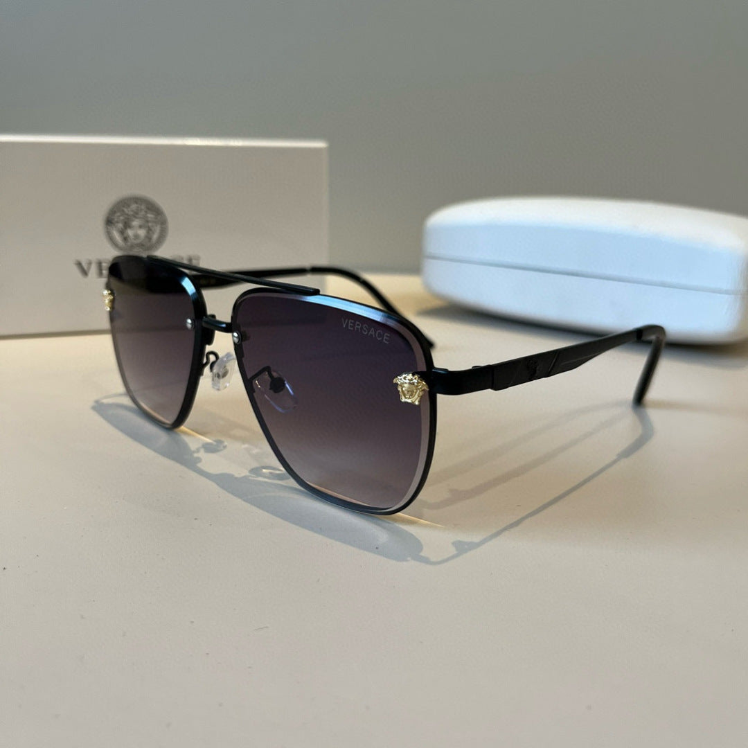 Versace Polarized Fashion Silver Lens Sunglasses for Men & Women - detail image 3