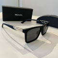 Prada Polarized Fashion Black Lens Sunglasses for Men - 382715