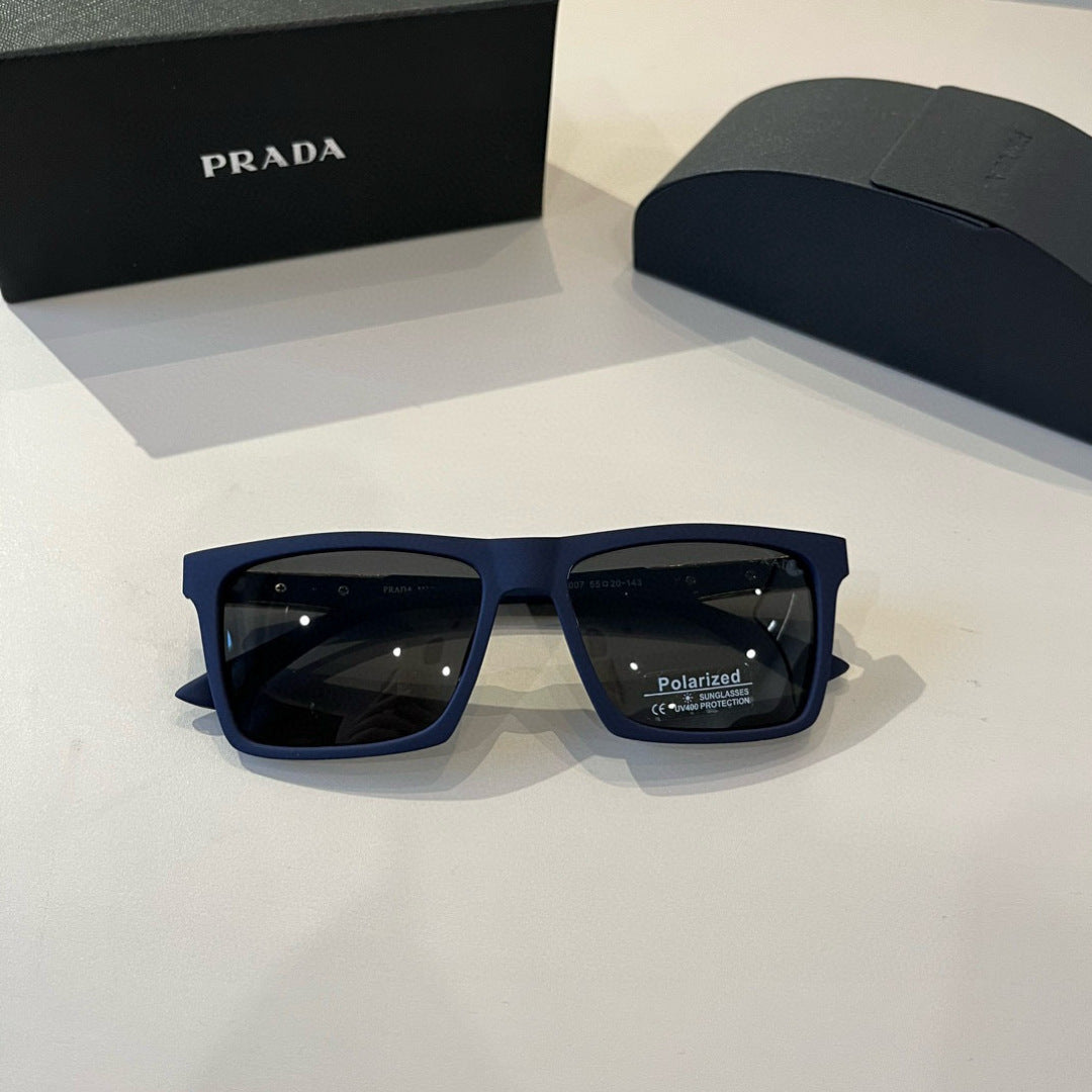 Prada Polarized Fashion Black Lens Sunglasses for Men - 449349 - detail image 4