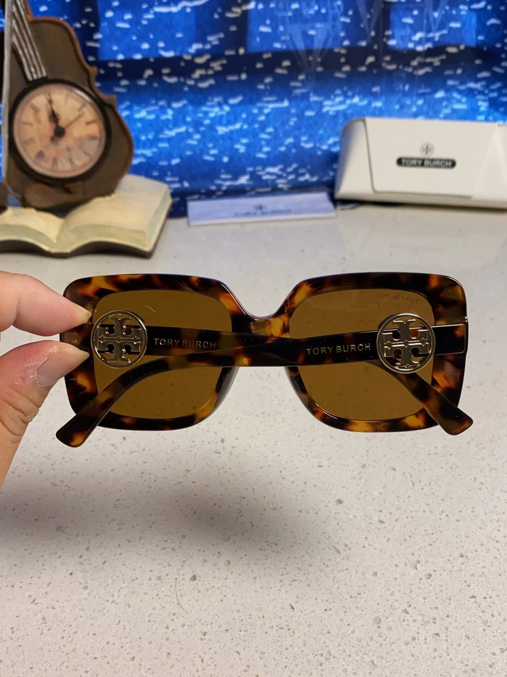 Burberry Square Brown Lens Sunglasses for Women - 432508 - detail image 5