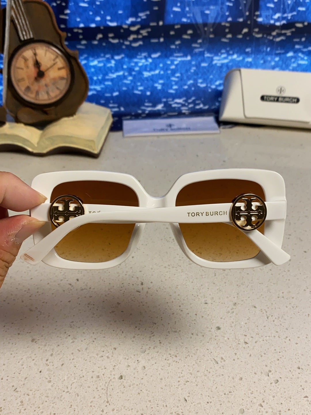 Burberry Square Brown Lens Sunglasses for Women - 432509 - detail image 5