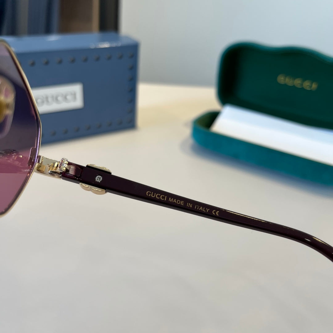 Gucci Polarized Fashion Blue Lens Sunglasses for Men - 866936 - detail image 5