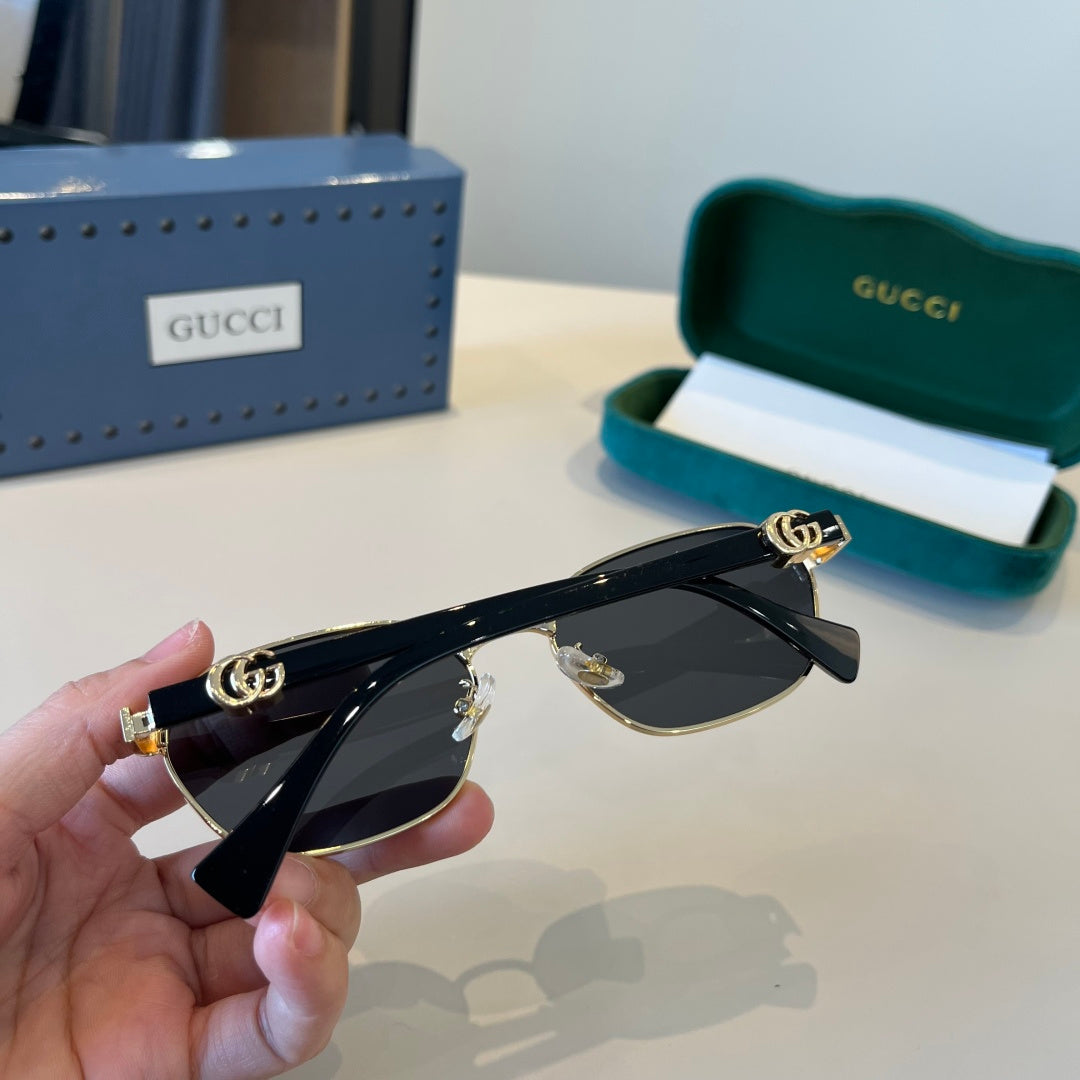 Gucci Polarized Fashion Silver Lens Sunglasses for Men - 381961 - detail image 7