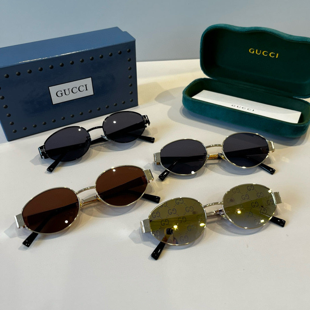 Gucci Oversized Silver Lens Sunglasses for Women - 448847 - detail image 9