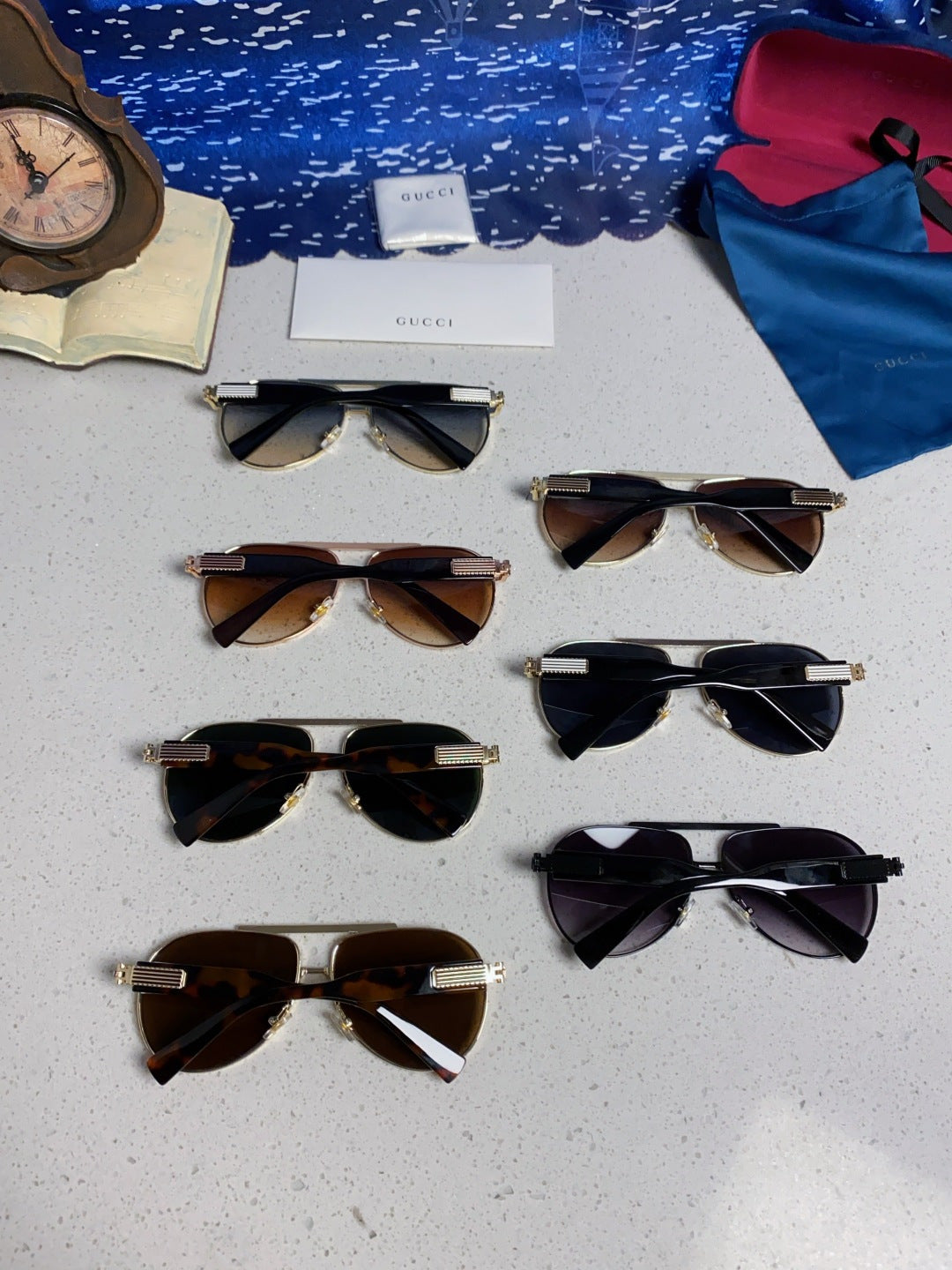 Gucci Aviator Brown Lens Sunglasses for Men & Women - 997536 - detail image 11
