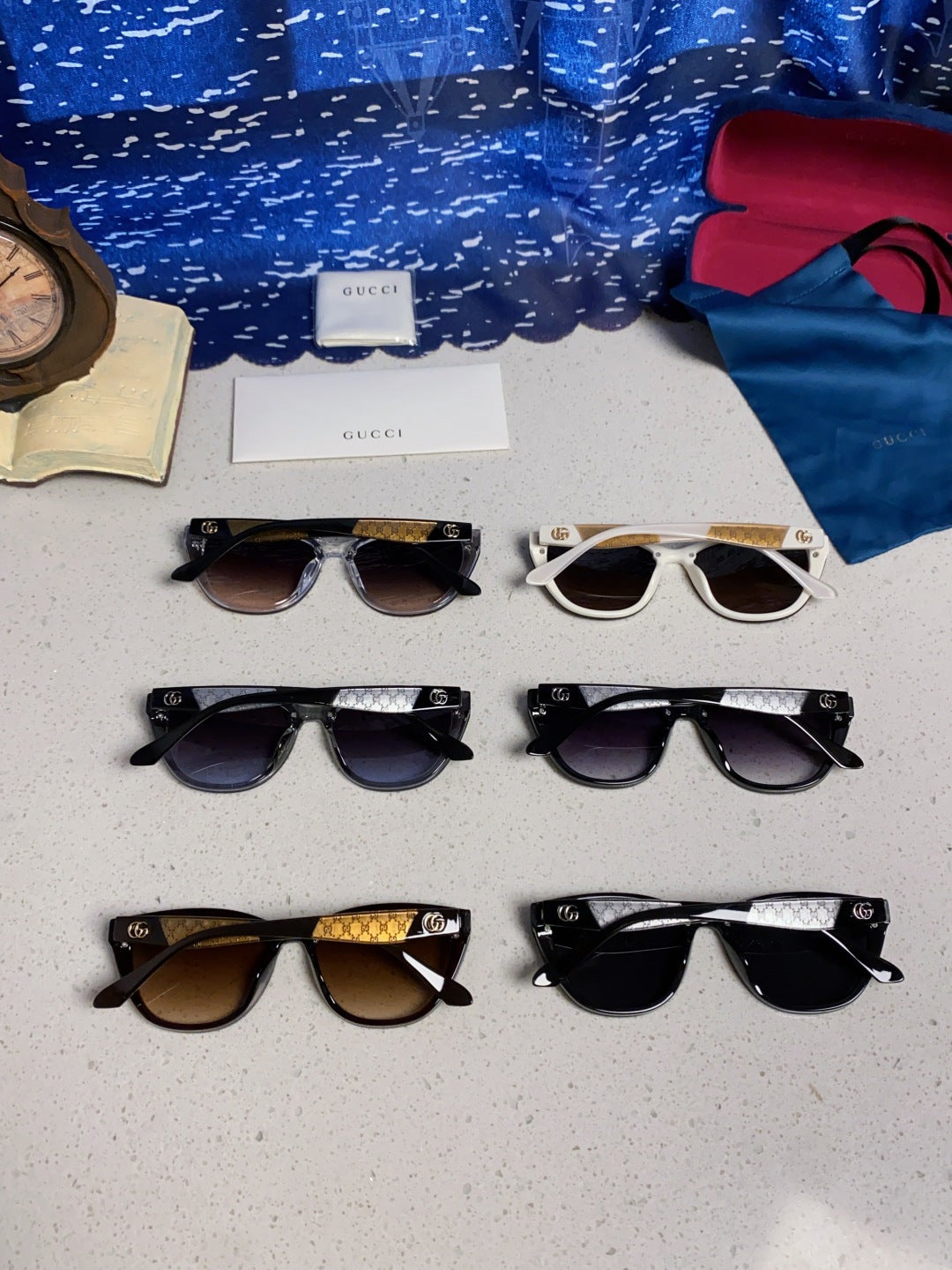 Gucci Cat-Eye Brown Lens Sunglasses for Men & Women - detail image 11