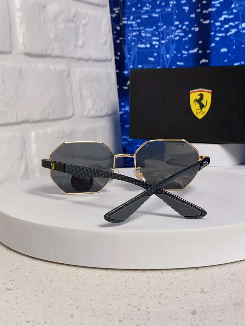 Ray-Ban RB3140 Polarized Square Silver Lens Sunglasses for Men & Wome - 488200 - detail image 3