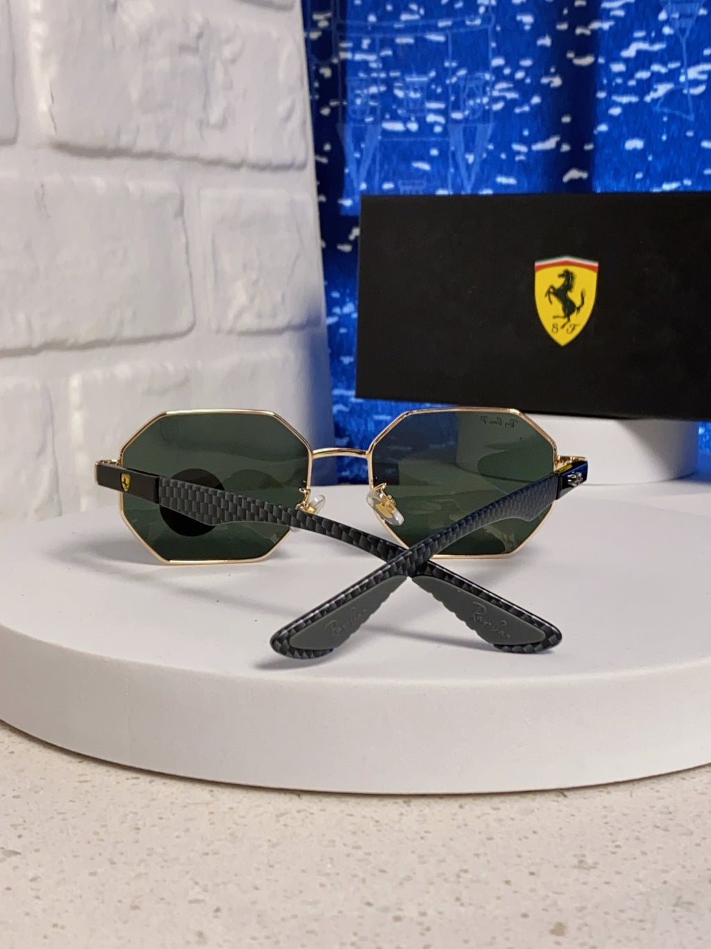Ray-Ban RB3140 Polarized Square Silver Lens Sunglasses for Men & Wome - 488201 - detail image 3