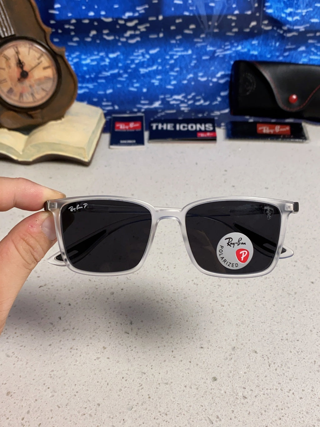 Ray-Ban RB9537 Polarized Fashion Silver Lens Sunglasses for Men & Wom - 383187 - detail image 4