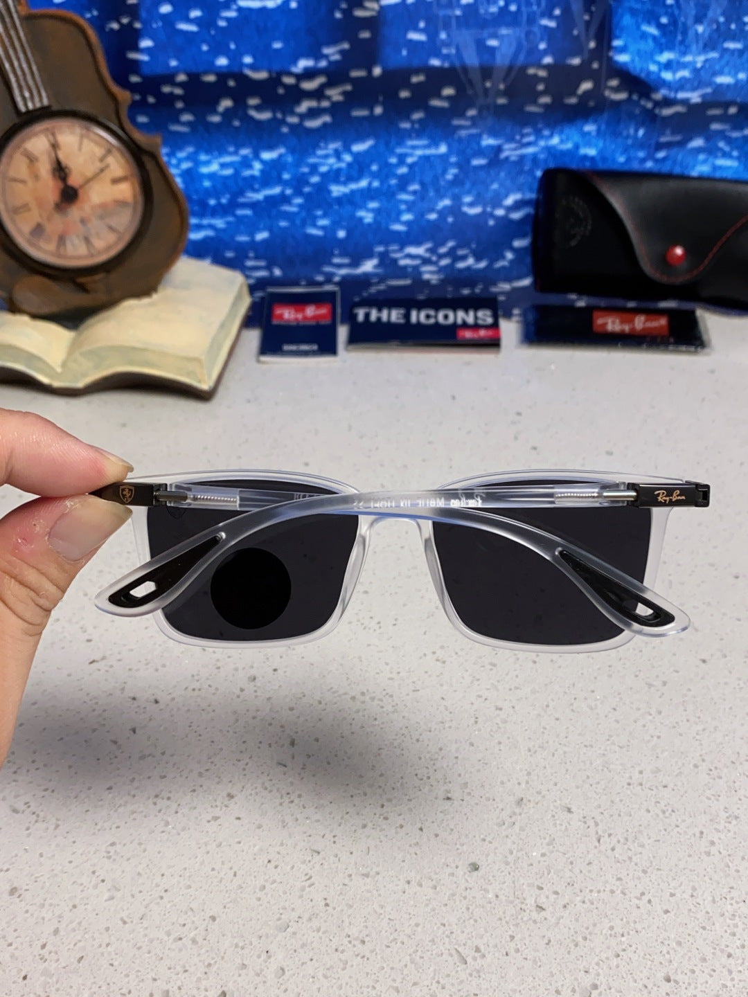 Ray-Ban RB9537 Polarized Fashion Silver Lens Sunglasses for Men & Wom - 383187 - detail image 5