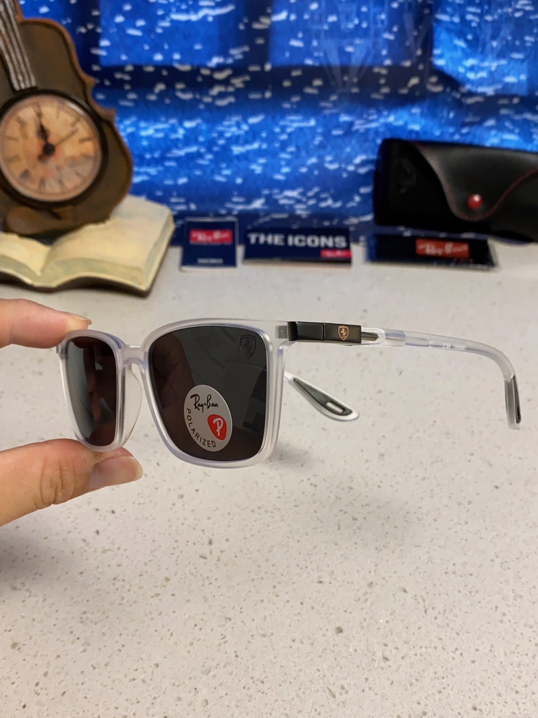 Ray-Ban RB9537 Polarized Fashion Silver Lens Sunglasses for Men & Wom - 383187 - detail image 6