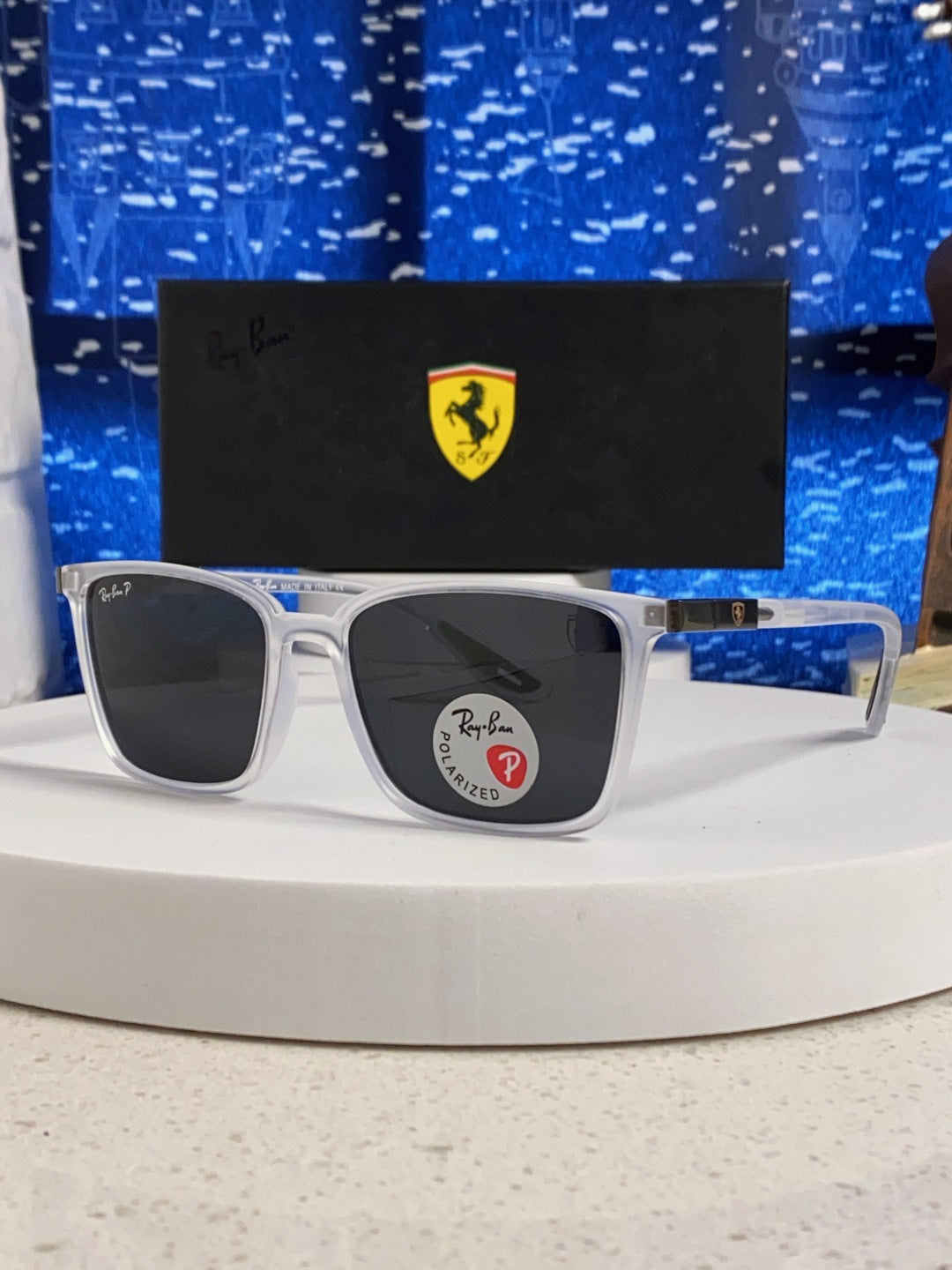 Ray-Ban RB9537 Polarized Fashion Silver Lens Sunglasses for Men & Wom - 383187