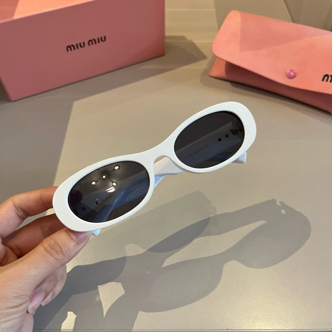 Miu Miu Cat-Eye Gold Lens Sunglasses for Men & Women - 432652 - detail image 5