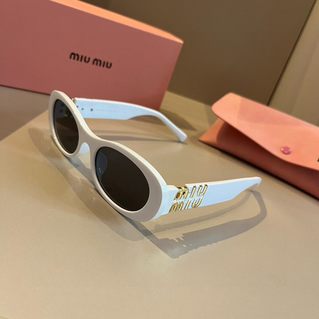 Miu Miu Cat-Eye Gold Lens Sunglasses for Men & Women - 432652 - detail image 3