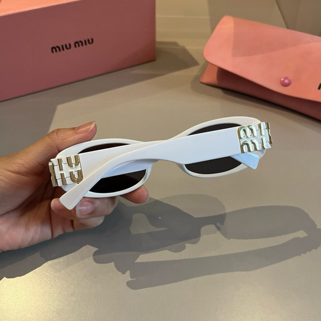 Miu Miu Cat-Eye Gold Lens Sunglasses for Men & Women - 432652 - detail image 6