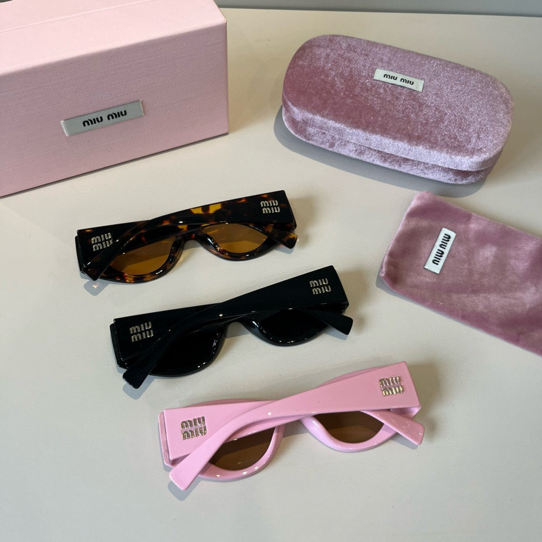 Miu Miu Cat-Eye Black Lens Sunglasses for Men & Women - 399247 - detail image 11