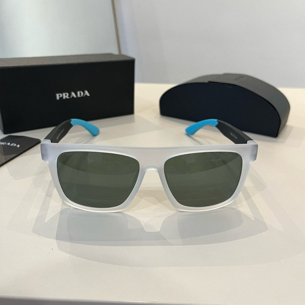Prada Polarized Fashion Silver Lens Sunglasses for Men - 432066 - detail image 2