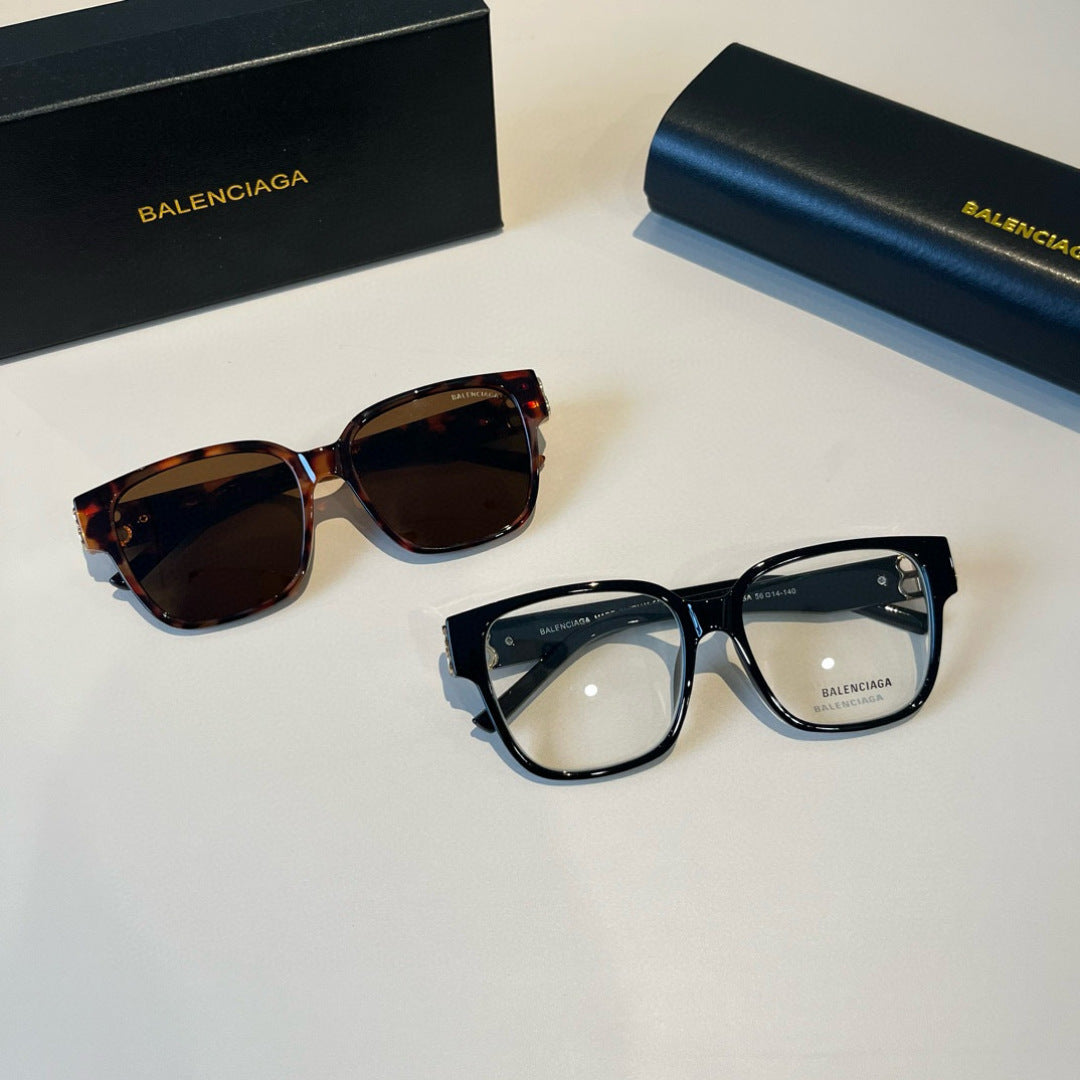 Balenciaga Folding Square Black Lens Sunglasses for Men & Women - 358660 - detail image 11