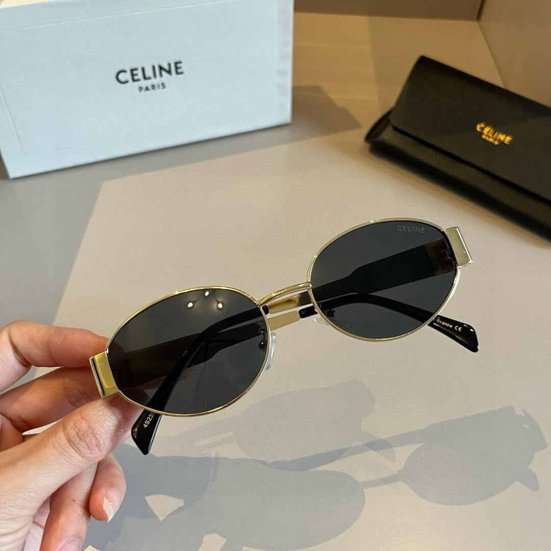Celine Cat-Eye Gold Lens Sunglasses for Men & Women - 486953 - detail image 4