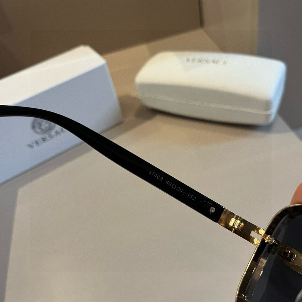 Versace Polarized Fashion Gold Lens Sunglasses for Men - 416345 - detail image 9