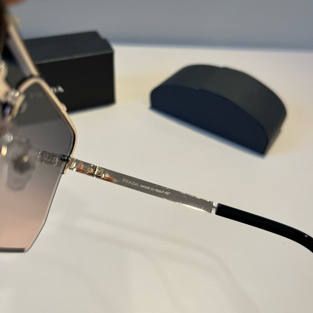 Prada Polarized Fashion Brown Lens Sunglasses for Men - 358438 - detail image 5