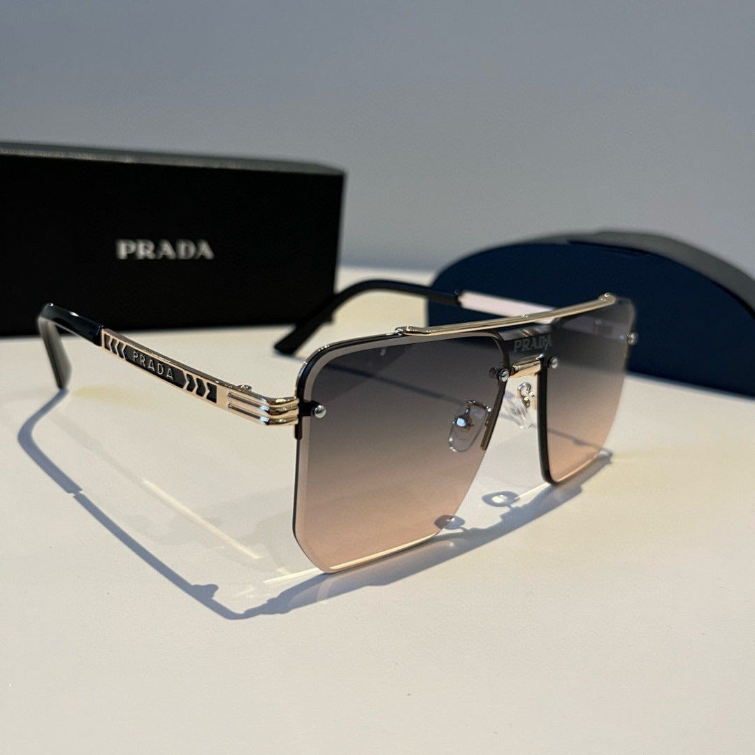 Prada Polarized Fashion Brown Lens Sunglasses for Men - 358438