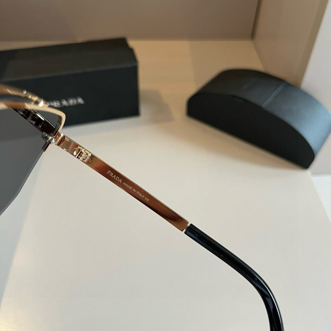 Prada Polarized Fashion Gold Lens Sunglasses for Men - 358379 - detail image 8