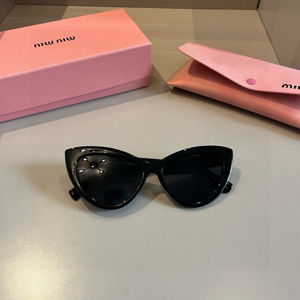 Miu Miu Cat-Eye Gold Lens Sunglasses for Men & Women - 416190 - detail image 6