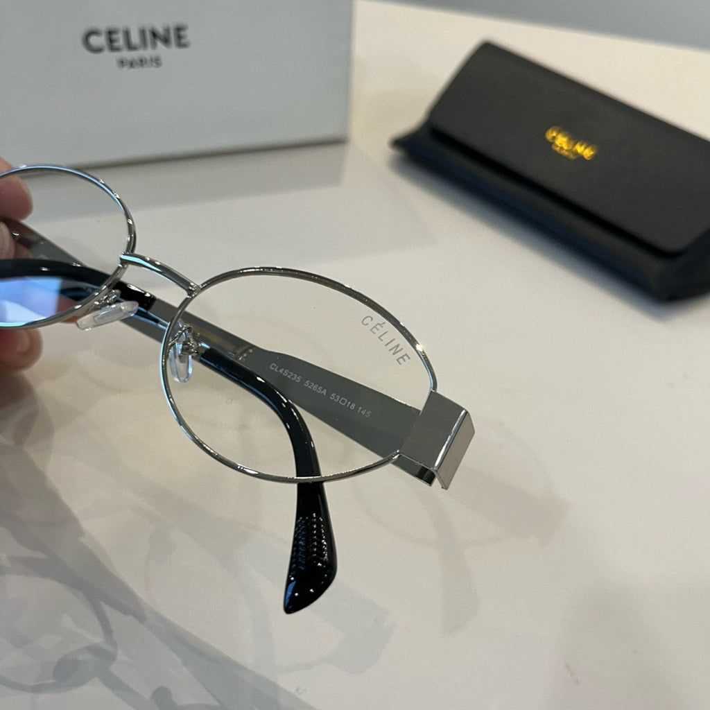 Celine Cat-Eye Silver Lens Sunglasses for Men & Women - 358308 - detail image 5