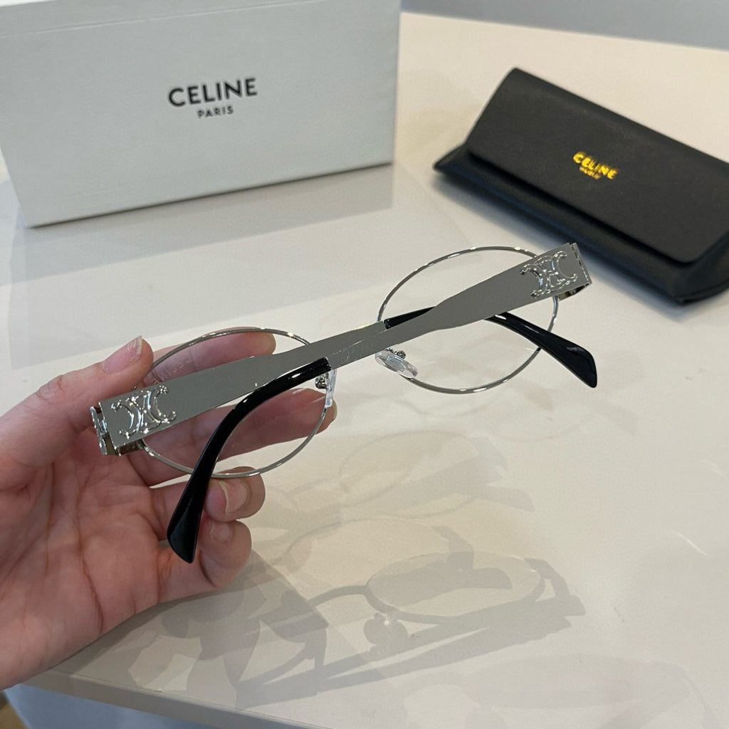 Celine Cat-Eye Silver Lens Sunglasses for Men & Women - 998071 - detail image 6