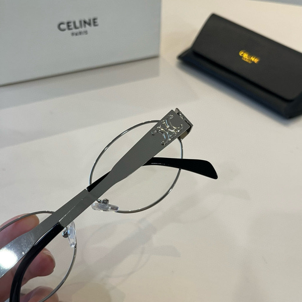 Celine Cat-Eye Silver Lens Sunglasses for Men & Women - 382519 - detail image 7