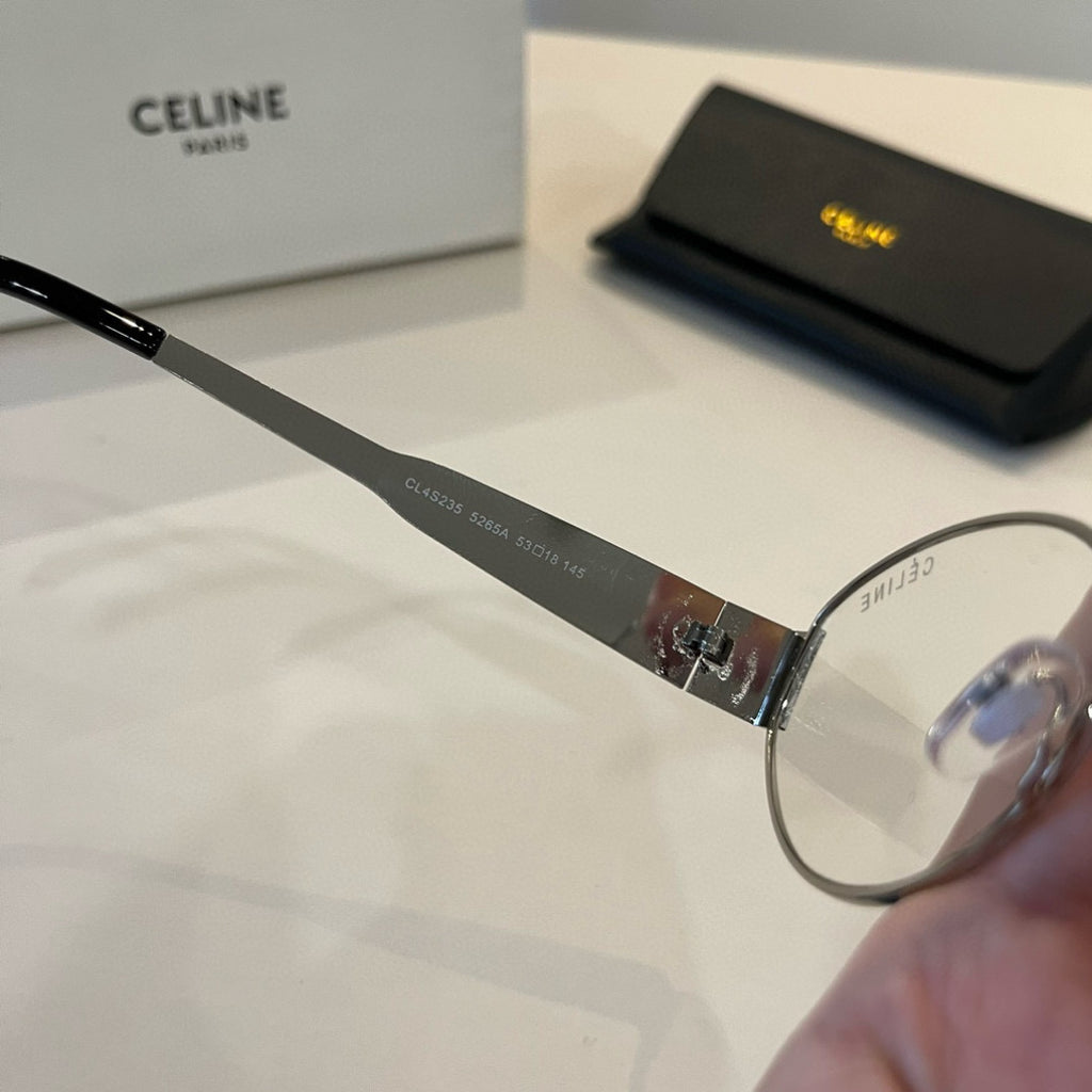 Celine Cat-Eye Silver Lens Sunglasses for Men & Women - 382519 - detail image 9