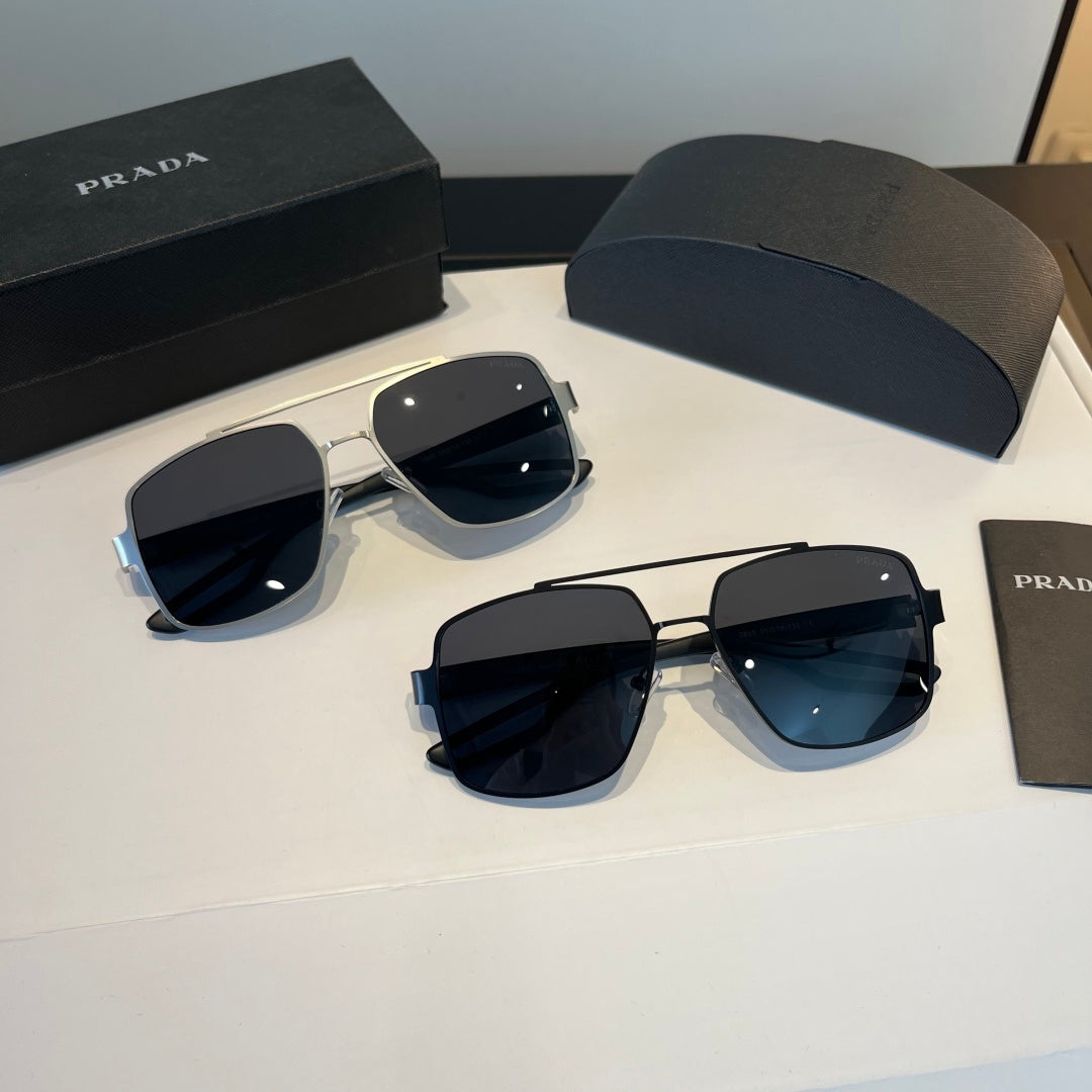 Prada Polarized Fashion Black Lens Sunglasses for Men - 358383 - detail image 11