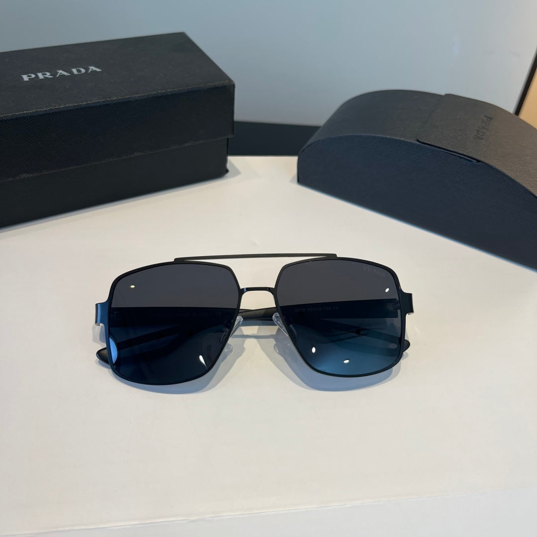Prada Polarized Fashion Black Lens Sunglasses for Men - 358383 - detail image 9