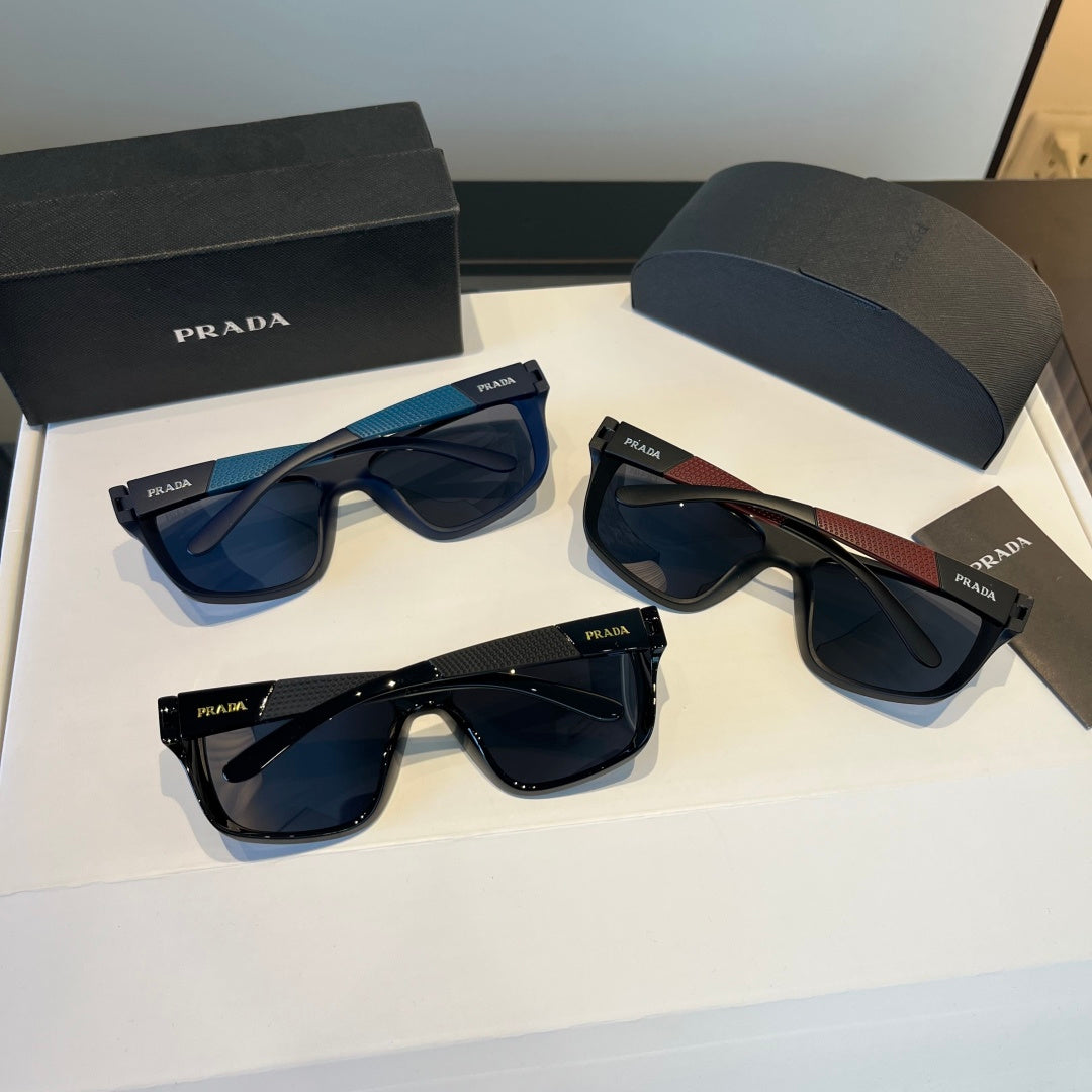 Prada Polarized Fashion Black Lens Sunglasses for Men - 358385 - detail image 10