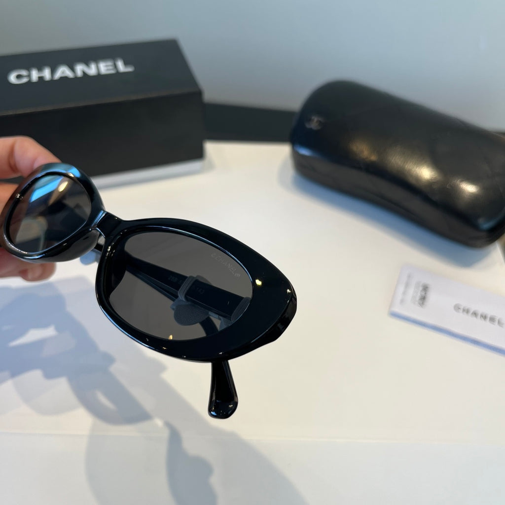 Chanel Cat-Eye Silver Lens Sunglasses for Men & Women - 158289 - detail image 9