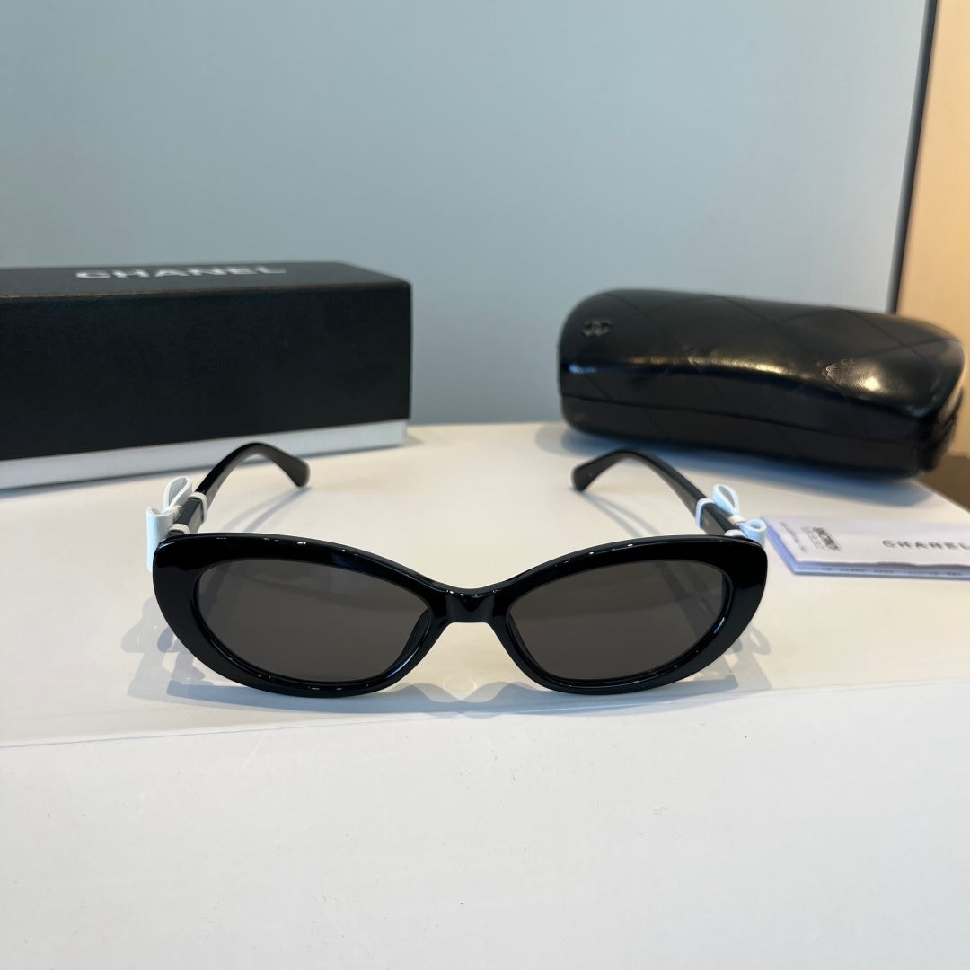 Chanel Cat-Eye Silver Lens Sunglasses for Men & Women - 158289 - detail image 2