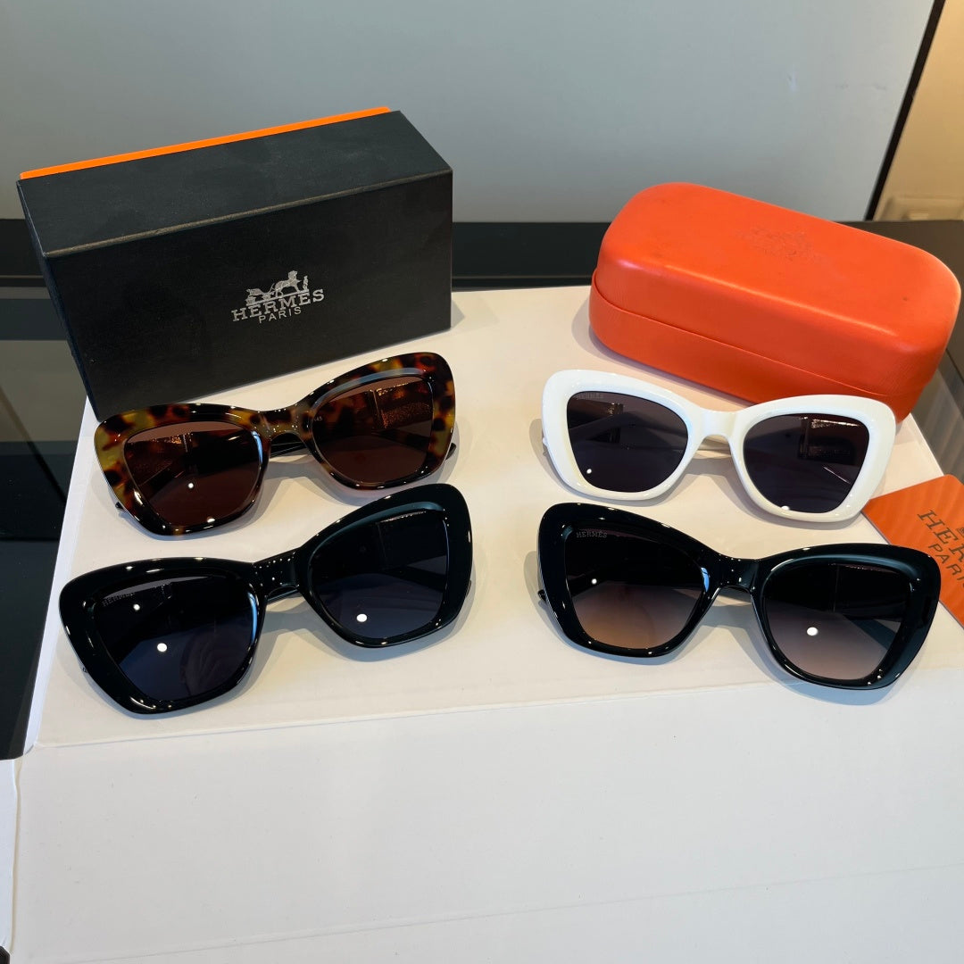 Hermès Oversized Silver Lens Sunglasses for Women - detail image 11