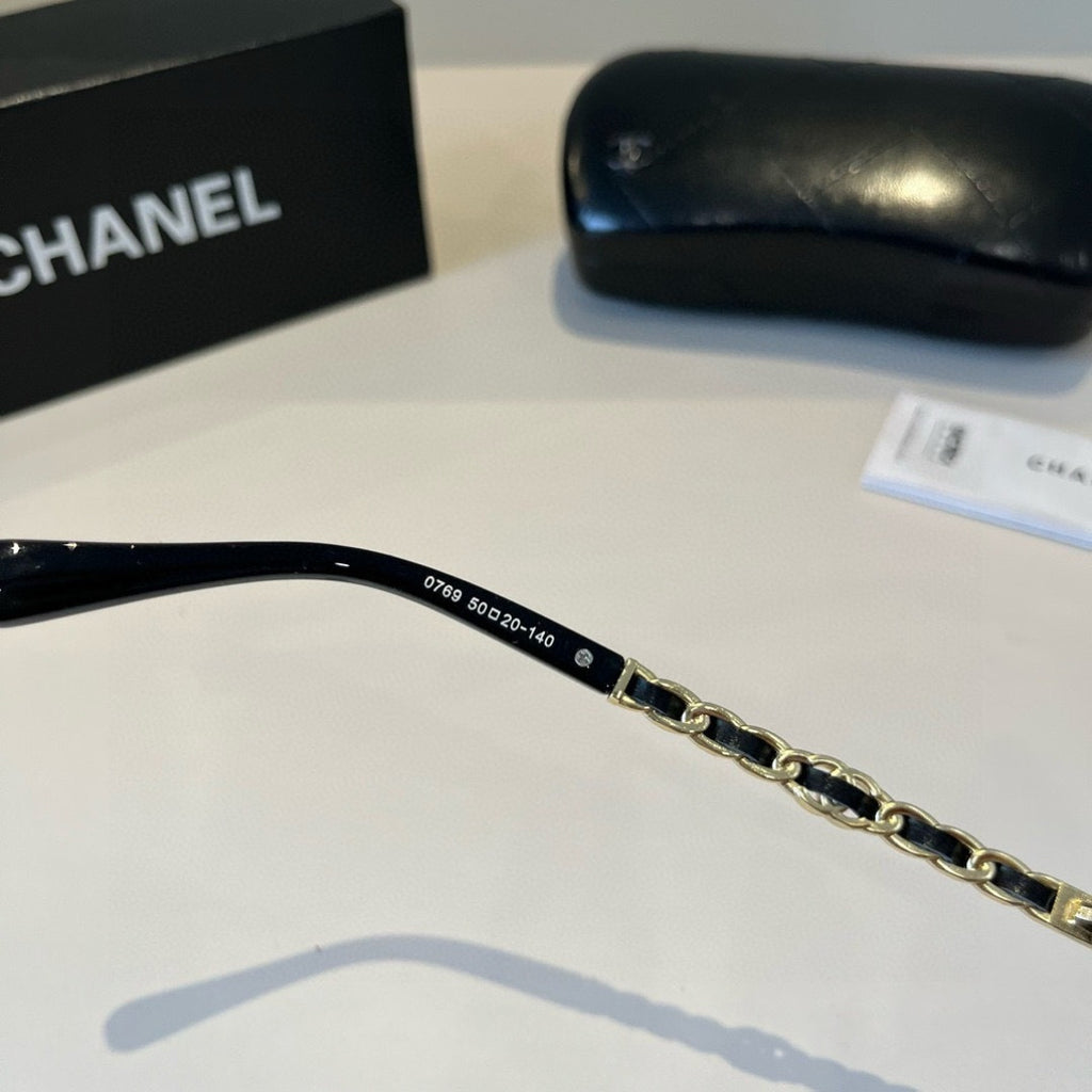 Chanel Oversized Gold Lens Sunglasses for Men & Women - 997776 - detail image 11