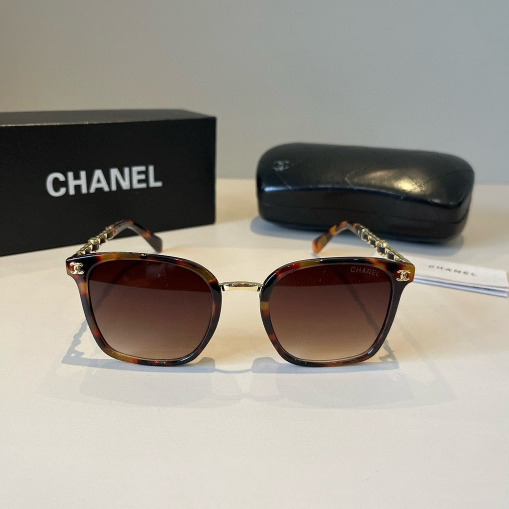 Chanel Oversized Red Lens Sunglasses for Men & Women - 997747 - detail image 2